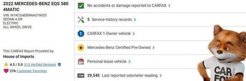 2022 Mercedes-Benz EQS 580 4MATIC