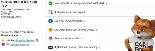 2022 Mercedes-Benz EQS 450+ 4MATIC