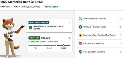 Polar White 2022 Mercedes-Benz GLA 250 Base