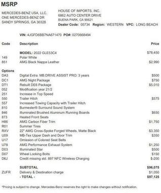 2022 Mercedes-Benz AMG GLE 53 4MATIC+ Coupe