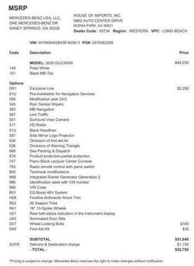 2025 Mercedes-Benz GLC 300 Base