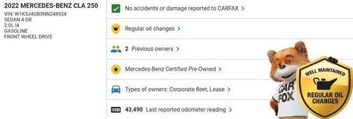 2022 Mercedes-Benz CLA 250 Base