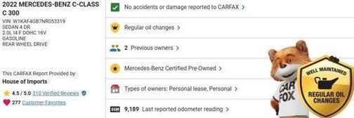 2022 Mercedes-Benz C-Class Sedan