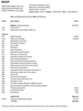 2025 Mercedes-Benz GLC 300 Base