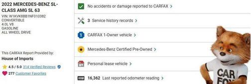 2022 Mercedes-Benz AMG SL 63 Base