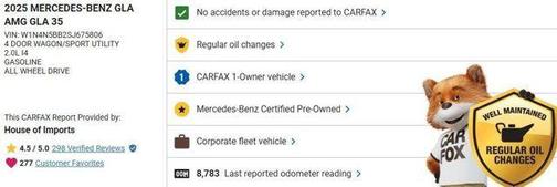 2025 Mercedes-Benz AMG GLA 35 4MATIC