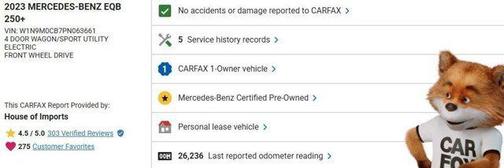 2023 Mercedes-Benz EQB 250 Base