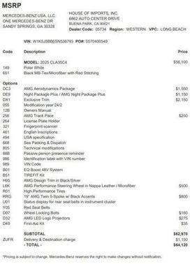 2025 Mercedes-Benz AMG CLA 35 4MATIC
