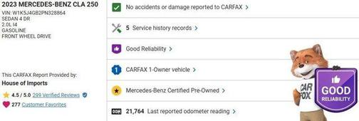 2023 Mercedes-Benz CLA 250 Base