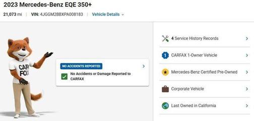 Selenite Grey Metallic 2023 Mercedes-Benz EQE 350+ Base
