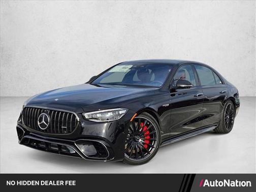 Obsidian Black Metallic 2026 Mercedes-Benz AMG S 63 E Base 4MATIC