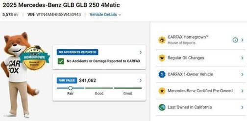 Polar White 2025 Mercedes-Benz GLB 250 4MATIC