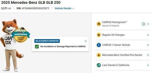 Night Black 2025 Mercedes-Benz GLB 250 Base