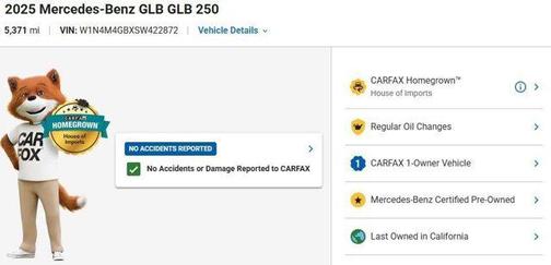Night Black 2025 Mercedes-Benz GLB 250 Base