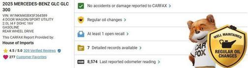 2025 Mercedes-Benz GLC 300 Base