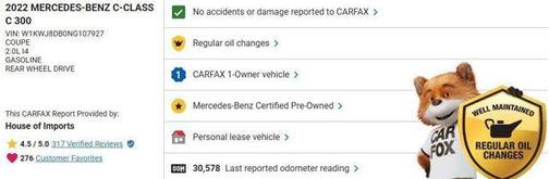 2022 Mercedes-Benz C-Class Coupe