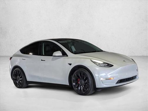 Pearl White Multi-Coat 2020 Tesla Model Y Performance Dual Motor All-Wheel Drive