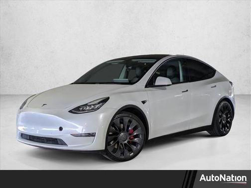 Pearl White Multi-Coat 2020 Tesla Model Y Performance Dual Motor All-Wheel Drive