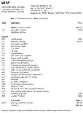2025 Mercedes-Benz GLC 300 Base