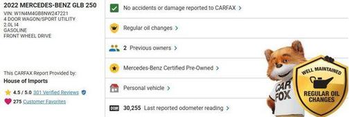 2022 Mercedes-Benz GLB 250 Base