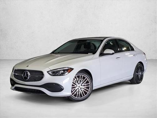 Polar White 2023 Mercedes-Benz C-Class Sedan