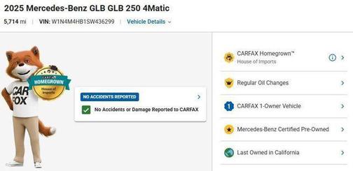 Night Black 2025 Mercedes-Benz GLB 250 4MATIC