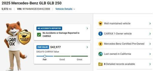 2025 Mercedes-Benz GLB 250 Base