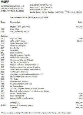 2025 Mercedes-Benz GLC 300 Base