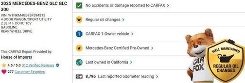 2025 Mercedes-Benz GLC 300 Base