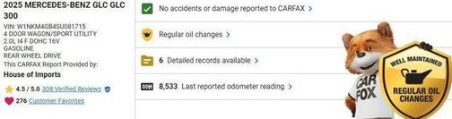 2025 Mercedes-Benz GLC 300 Base