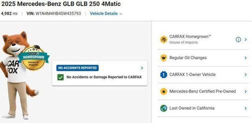 Polar White 2025 Mercedes-Benz GLB 250 4MATIC