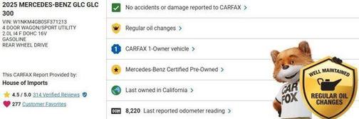 2025 Mercedes-Benz GLC 300 Base