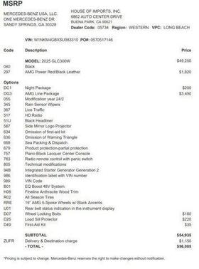 2025 Mercedes-Benz GLC 300 Base