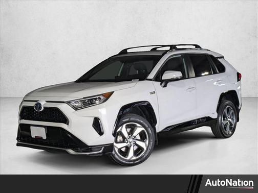 Super White 2021 Toyota RAV4 Prime SE