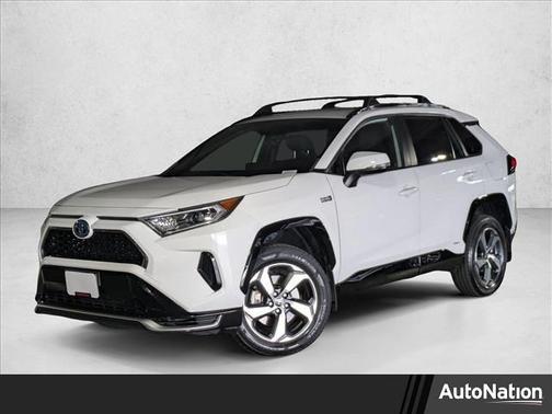 Super White 2021 Toyota RAV4 Prime SE