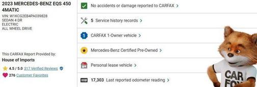 2023 Mercedes-Benz EQS 450 4MATIC