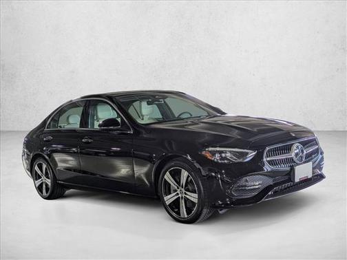 Black 2025 Mercedes-Benz C-Class C 300