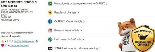 2025 Mercedes-Benz AMG GLC 43 4MATIC