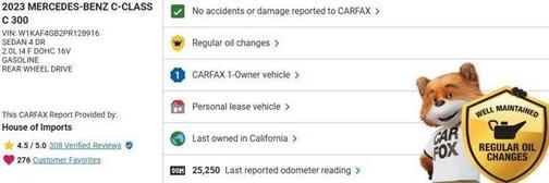2023 Mercedes-Benz C-Class C 300