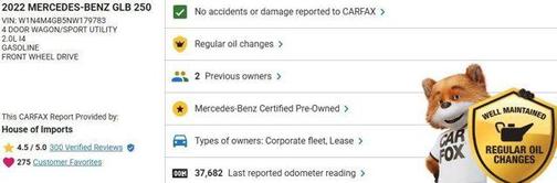 2022 Mercedes-Benz GLB 250 Base