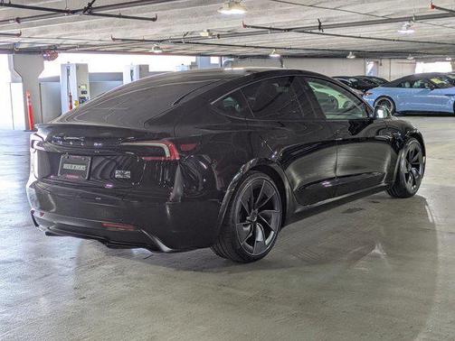 Solid Black 2024 Tesla Model 3 Performance