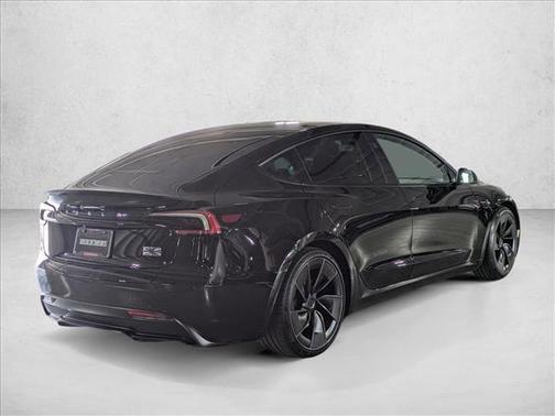 Solid Black 2024 Tesla Model 3 Performance