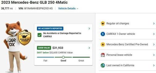 Mountain Grey Metallic 2023 Mercedes-Benz GLB 250 4MATIC