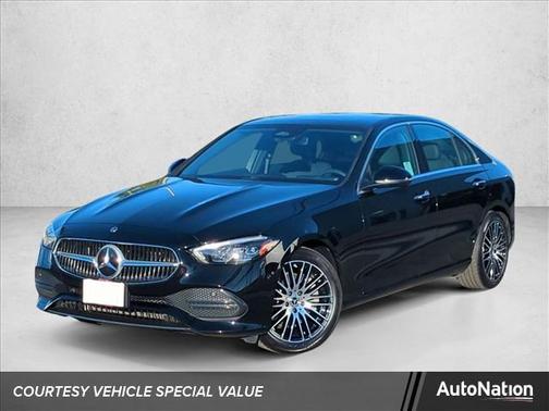 Black 2025 Mercedes-Benz C-Class C 300