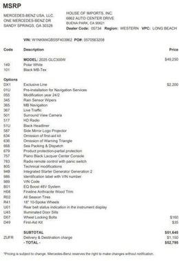 2025 Mercedes-Benz GLC 300 Base