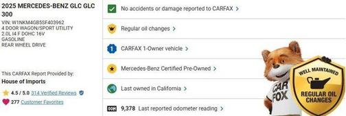 2025 Mercedes-Benz GLC 300 Base
