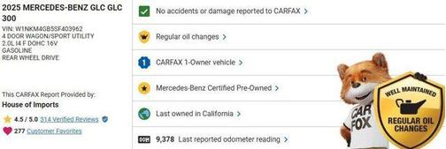 2025 Mercedes-Benz GLC 300 Base