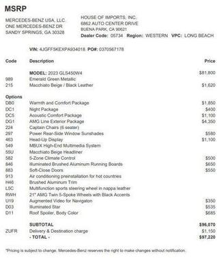 2023 Mercedes-Benz GLS 450 4MATIC