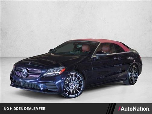 Lunar Blue Metallic 2022 Mercedes-Benz C-Class Cabriolet