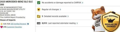2025 Mercedes-Benz GLC 300 Base